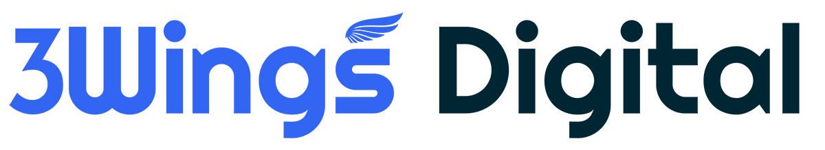 3 wings digital logo